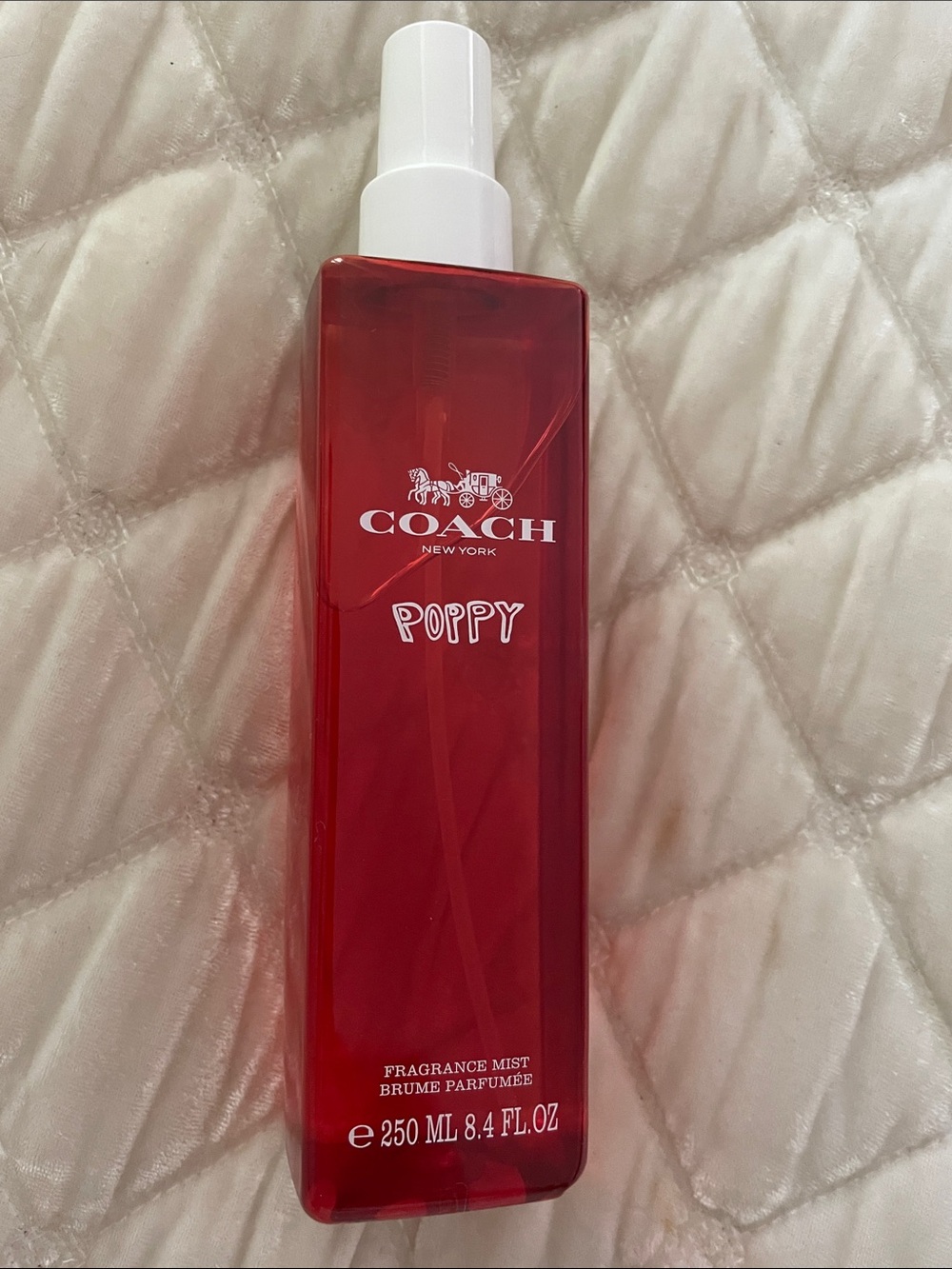 Coach Poppy Fragrance Mist - Red Bottle. Discontinued